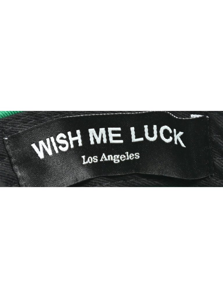 Wish Me Luck Western Snapback Hat In Green — image 4 of 4